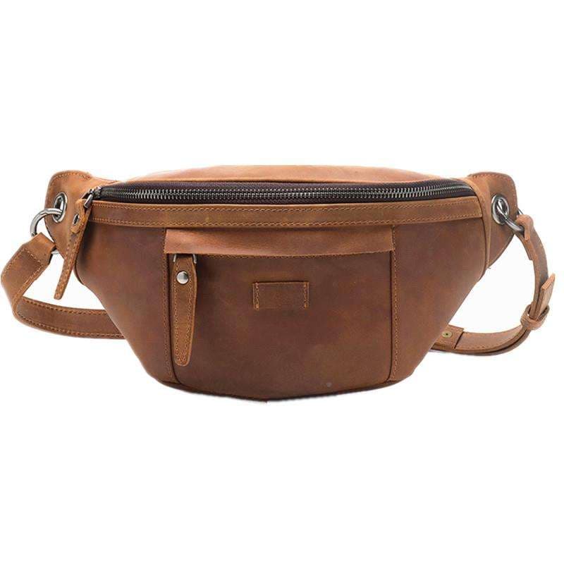 ボディバッグ 本革職人仕上げウエストポーチ