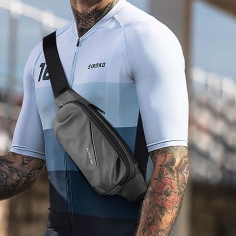 ボディバッグ モダンスタイル 都会派ウエストポーチ