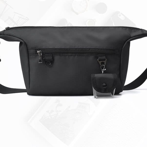 ボディバッグ 多機能収納スリムボディバッグ