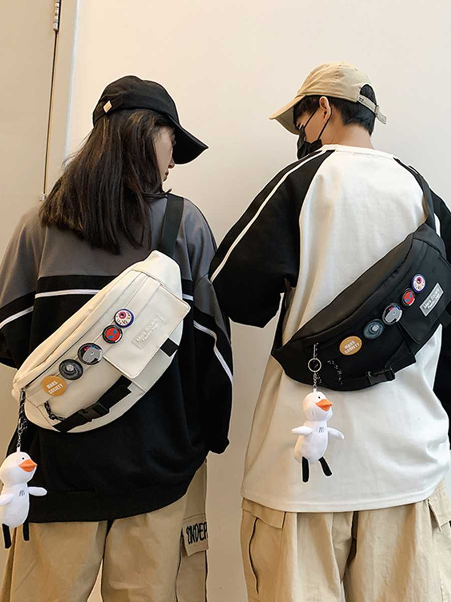 ボディバッグ ストリート系アイコンボディーバッグ