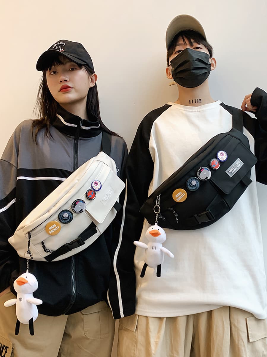 ボディバッグ ストリート系アイコンボディーバッグ