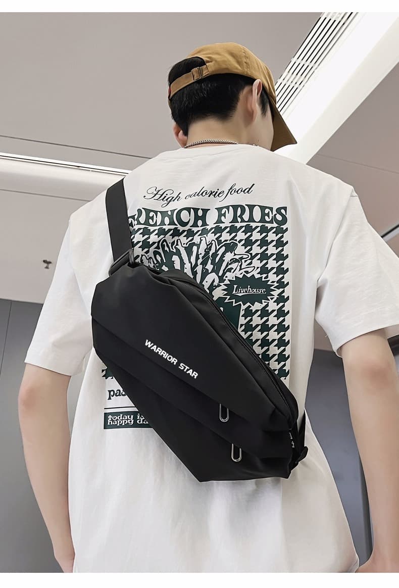 ボディバッグ スタイリッシュ斜めがけウェーブバッグ