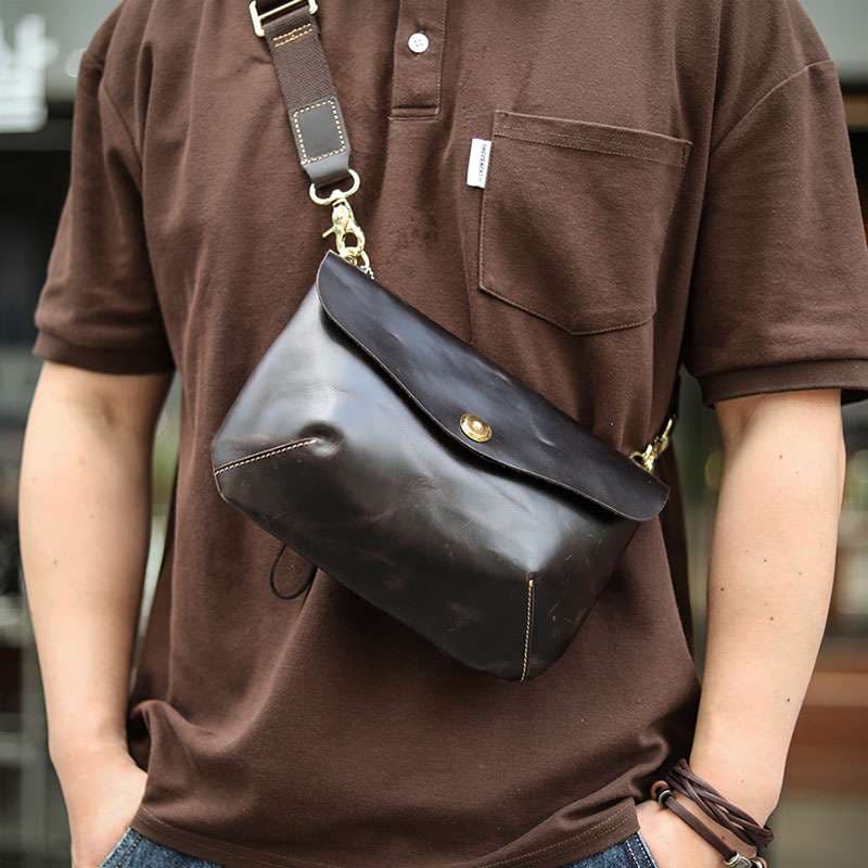 ボディバッグ 本革職人仕立て 斜め掛けミニポシェット