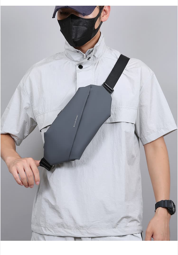 ボディバッグ シンプル幾何学デザイン スリングバッグ
