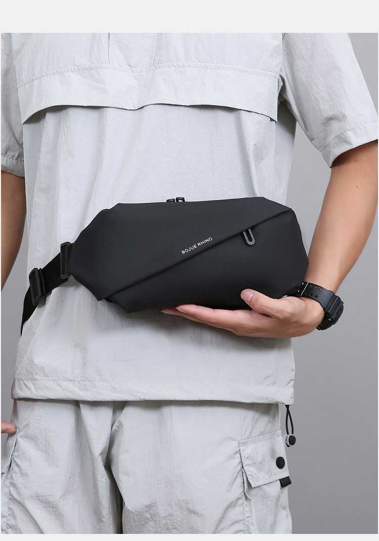 ボディバッグ シンプル幾何学デザイン スリングバッグ