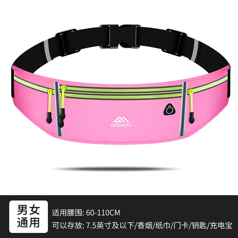 ボディバッグ 薄型スポーツウエストポーチ
