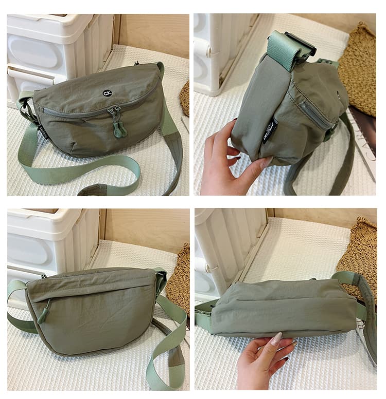 ボディバッグ シンプル半月形ワンショルダーバッグ
