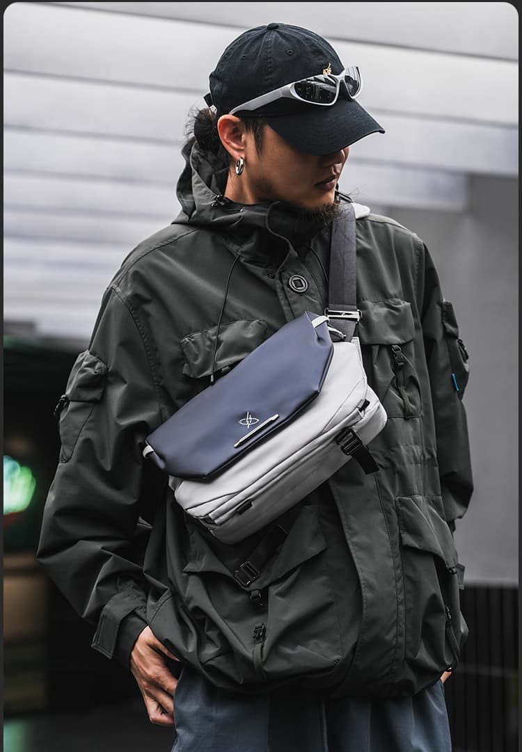 ボディバッグ 都会派冒険スタイル 多機能バッグ